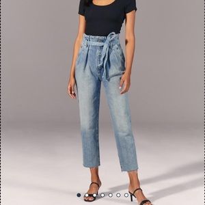 ULTRA HIGH RISE PAPERBAG WAIST JEANS
